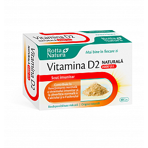 Vitamina D2 naturala 2000 U.I